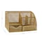 Martha Stewart Ryder Gold Mesh Metal Small Desktop Organizer for Office Accessories, Notebooks, Pen Holder & Drawer HH-OHD05-GLD-MS - alternate 9